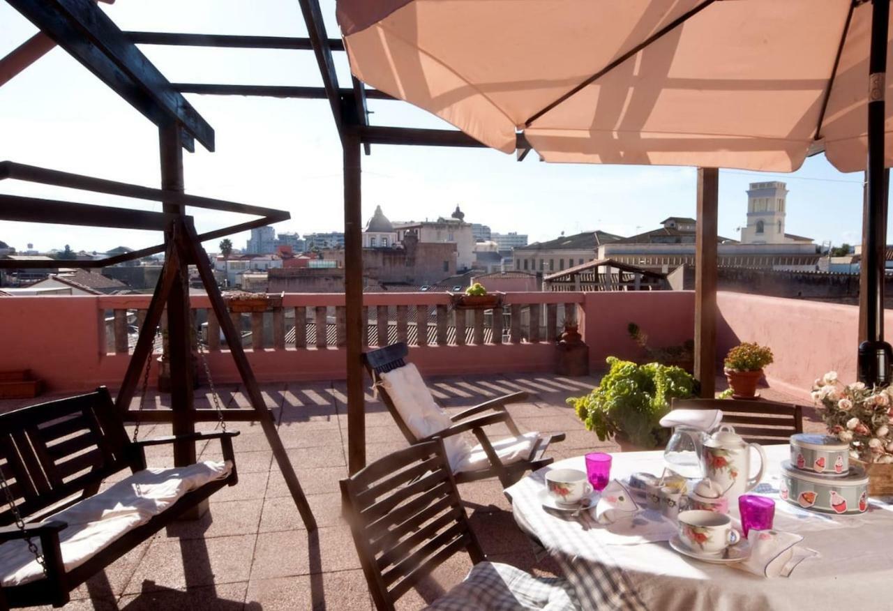 Apartamento Attico In Centro Con Vista Della Torre - Cozy Penthouse Facing To The Tower Oristano Exterior foto